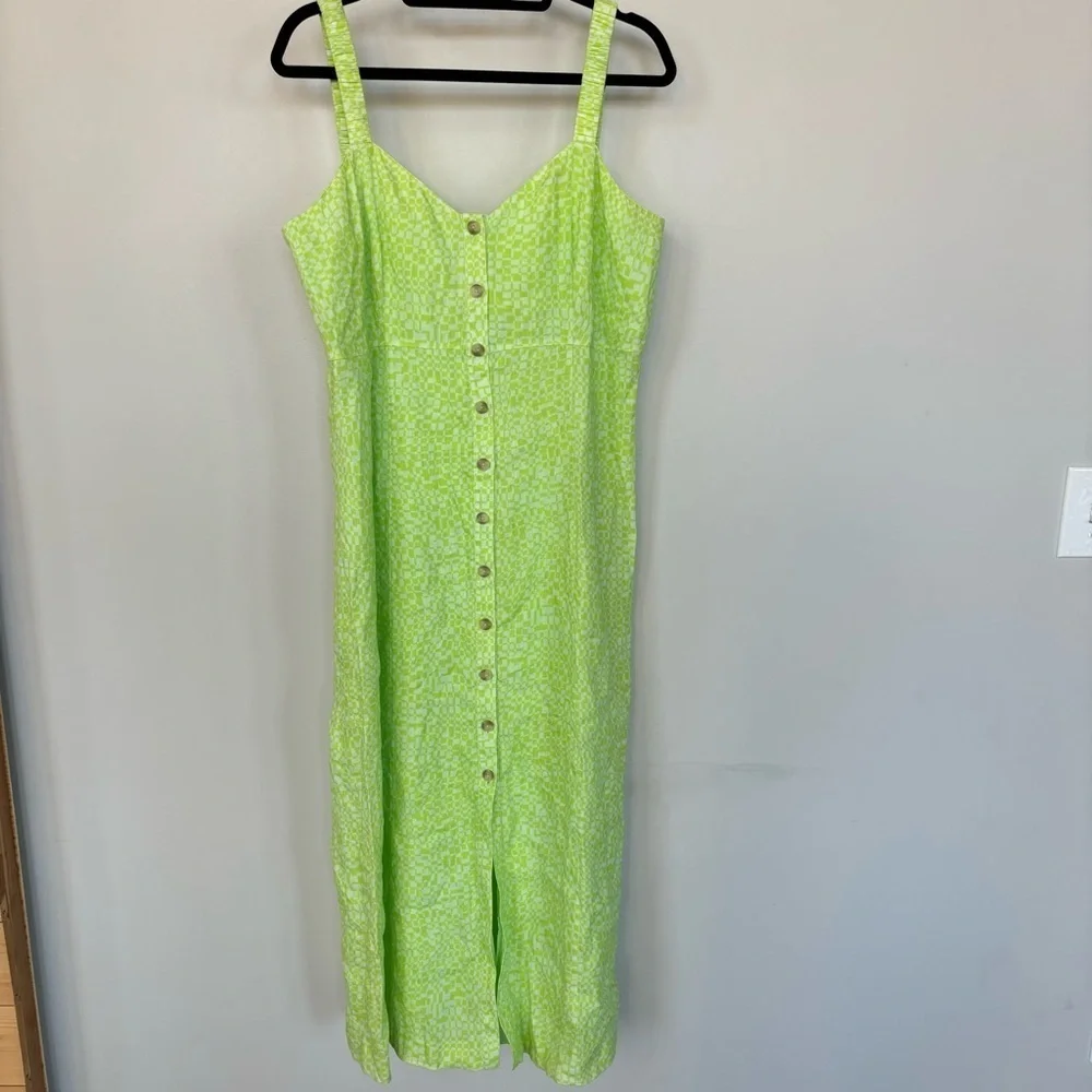 Whistles Warped Checkerboard Midi Dress‎ Size 12